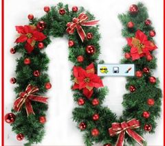 寸傑クリスマス装飾用品2.7メートルpvcクリスマス藤条クリスマス花藤装飾ストラップメーカー直販