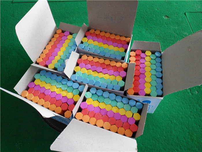 Chalk, board painting, training, 48 pieces