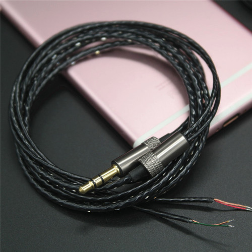 New MP3 headphone wire HIFI twisted semi-finished wire DIY fever wire flexible and highly elastic