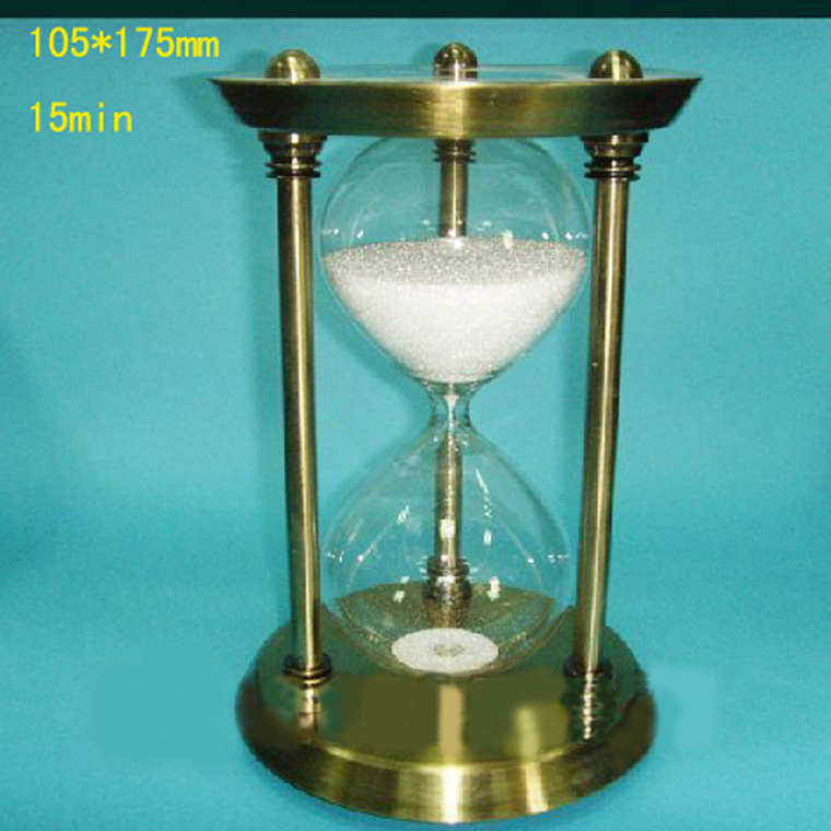 originality bar hourglass gift Metal Copper frame Retro timer 15 30 Minute new year gift practical