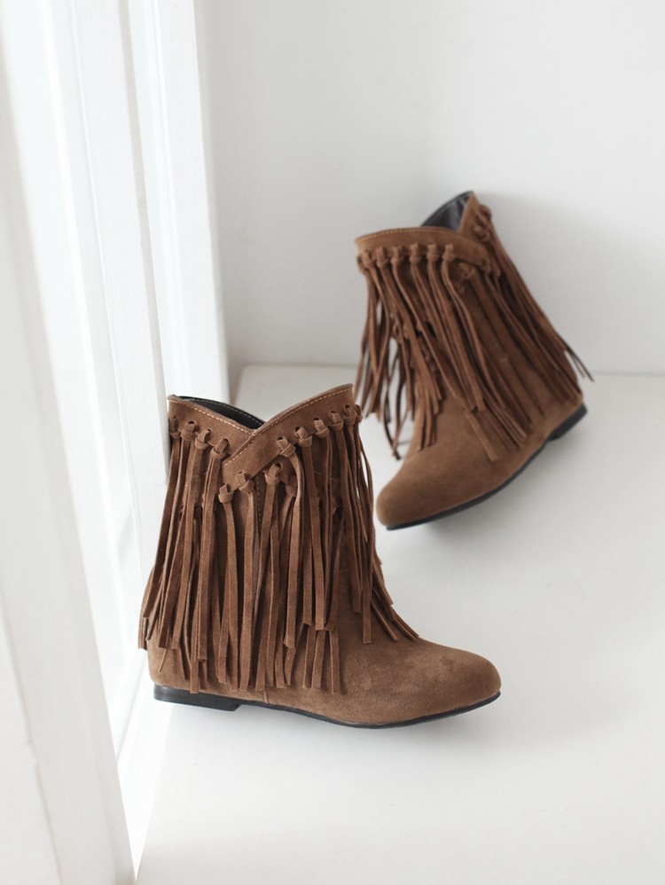 Bottes femme en PU artificiel - Ref 3355230 Image 26