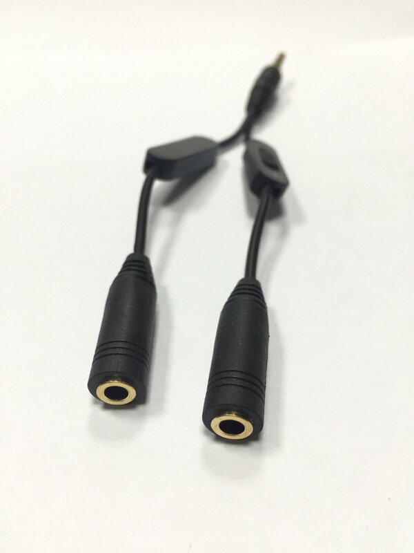 3.5MM one-two audio cable with sound control couple speaker headset branch line dual channel 3.5MM one-two audio cable with sound control couple speaker headset branch line dual channel