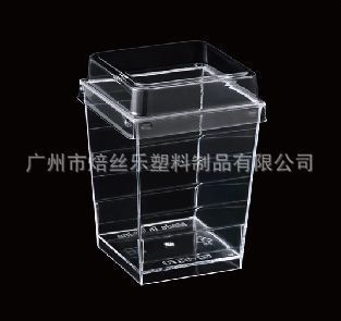 梯形慕斯杯带盖子 PS布丁杯 甜品杯 方形啫喱杯 雪糕杯 果冻杯
