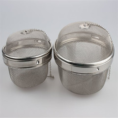 Stainless steel ball, tea strainer, flavoring ball, rotating seasoning ball, soup cooking ball, hot pot spice ball