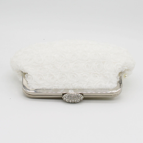 New fashionable diamond lace rose pearl bag banquet bag bridesmaid bag cheongsam bag crossbody bag