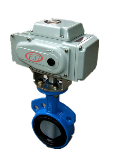 D971F电动四氟蝶阀 1