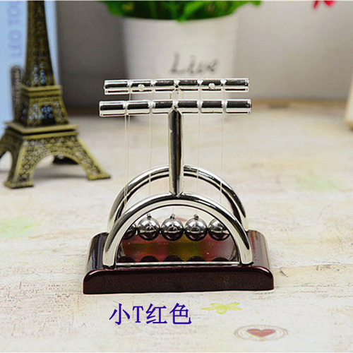 Small Newton pendulum billiard ball, collision ball, decompression ball, small square force balance ball, metal craft gift model