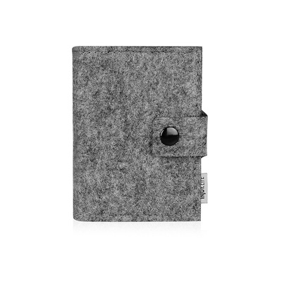 felt Card package square multi-function Retro coin purse Bank cards Bus card package travel Passport Card package customized