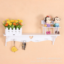 批发PVC环保美式风格服装店铺墙面镂空爱心壁挂壁饰钥匙挂钩