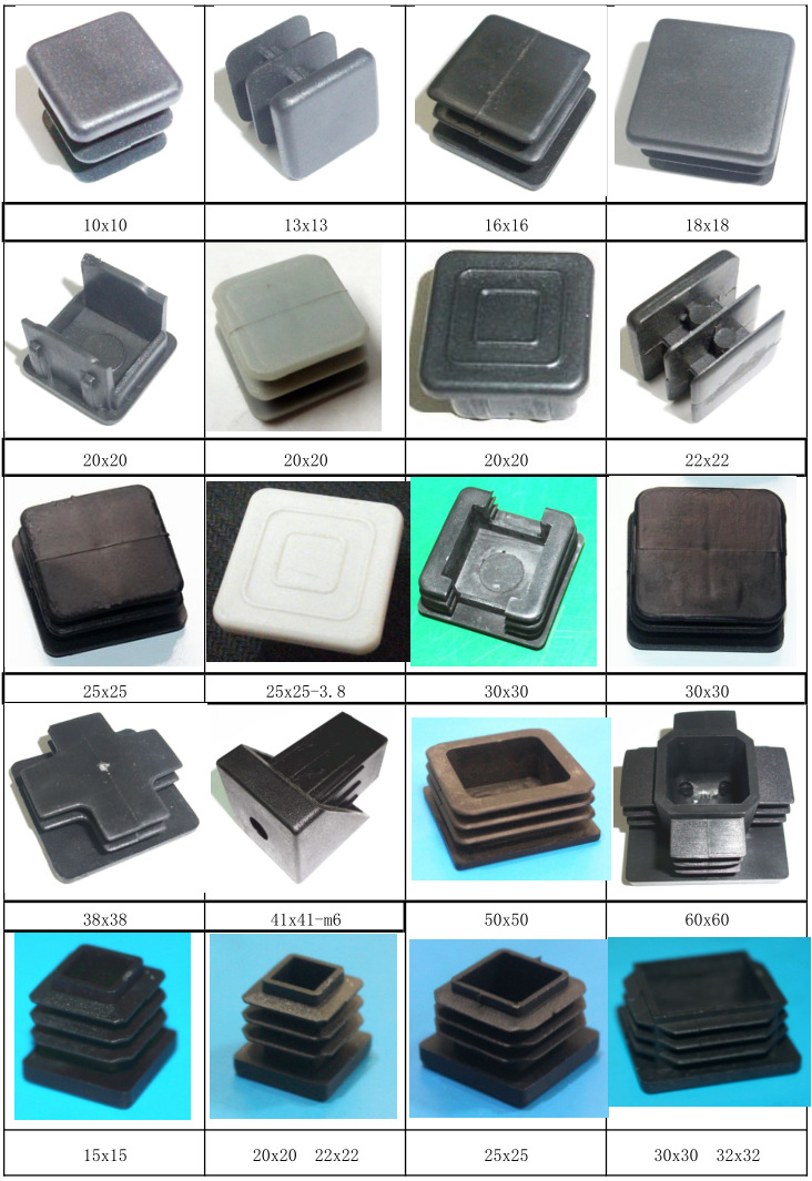 【现货批发】正方形塑料管塞30x30mm、钢管塑料内塞、PP管塞-阿里巴巴