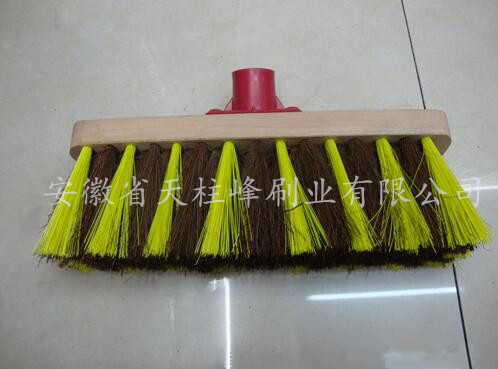 厂家供应多色地板刷 木质椰棕丝地板刷 地板清洁刷 木质刷子