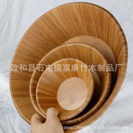 工厂直供加工定做竹制沙拉碗 碗 沙拉碗 竹碗 竹盆全套