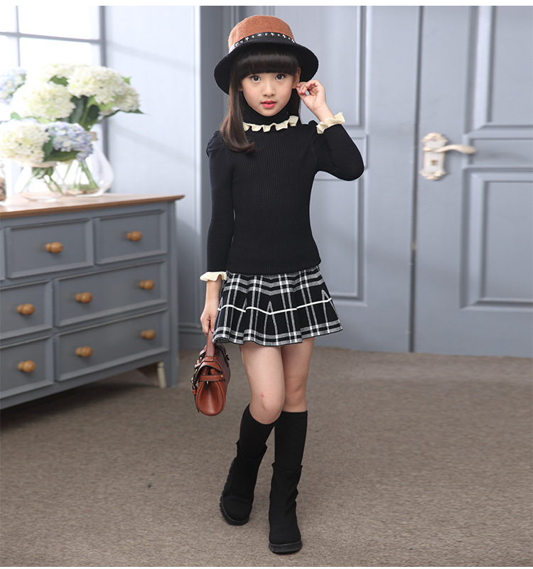 Jupe fillette en laine - Ref 2050169 Image 29