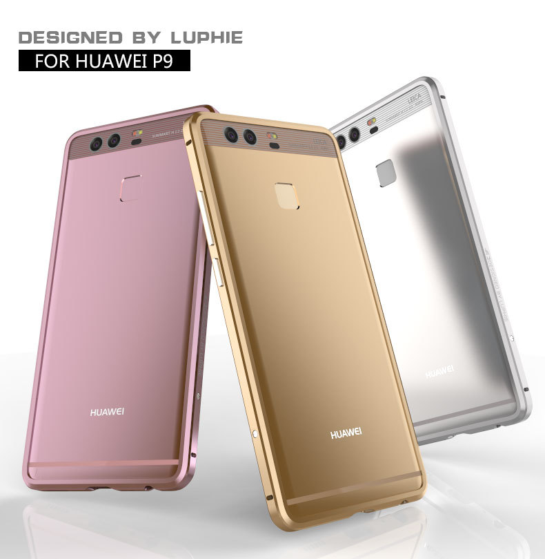 Luphie Blade Sword Slim Light Aluminum Bumper Metal Shell Case for Huawei P9 & Huawei P9 Plus