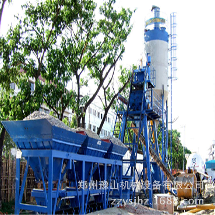 JS750搅拌机搅拌站设备 HZS35搅拌站厂家 小型商品搅拌站价格