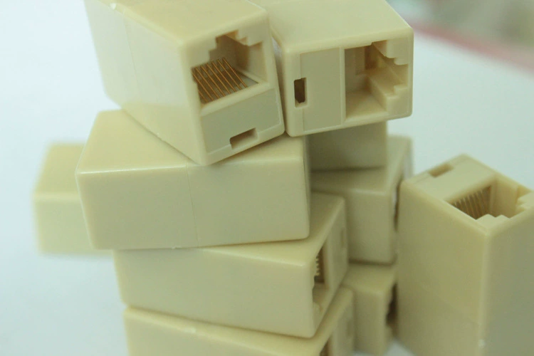 RJ-45 сетевой кабель Хрустальная головка сетевой прямой разъем сетевой кабель разъем 8-ядерный прямой