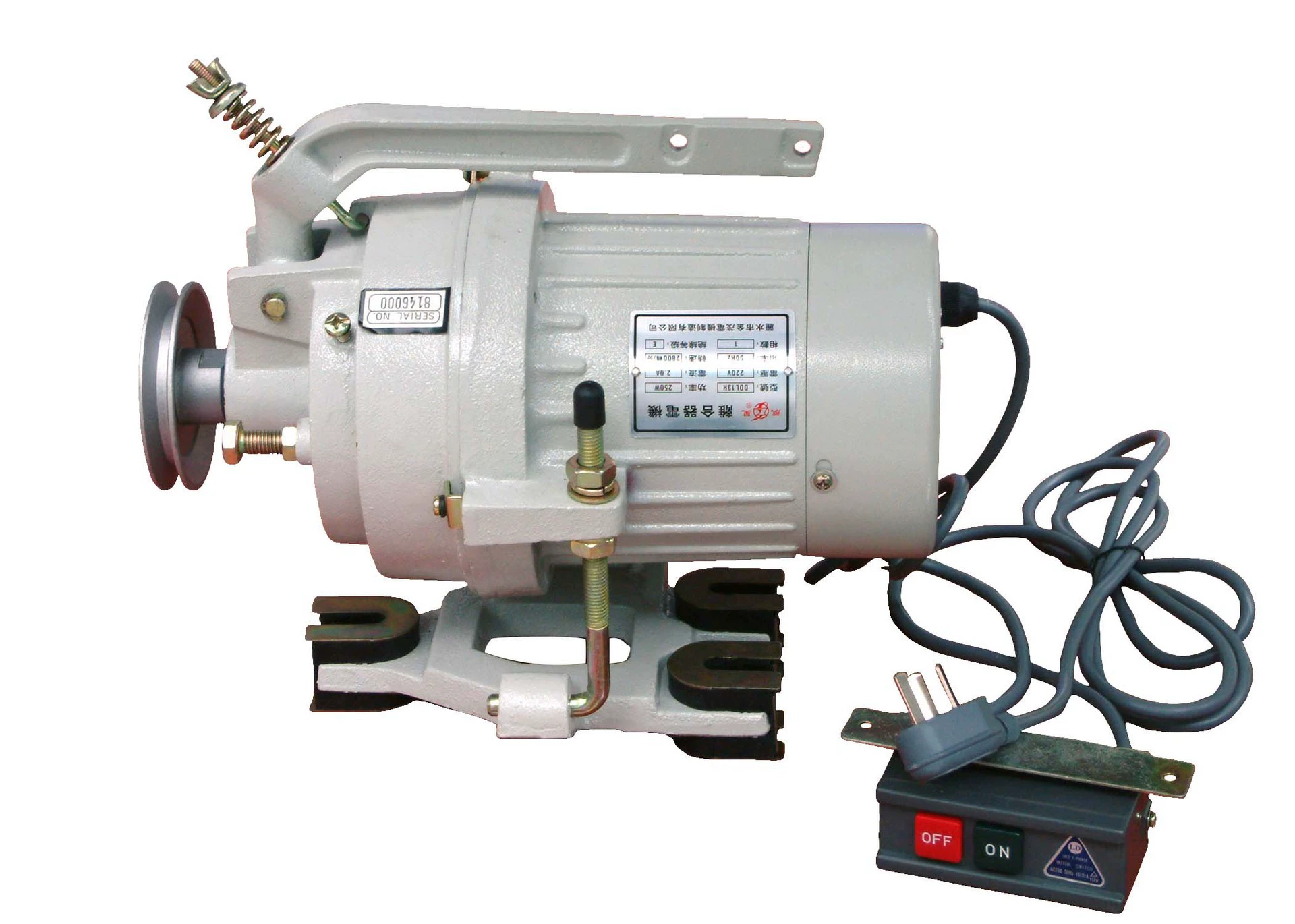 Обычный двигатель швейной машины с ременным двигателем, двигатель сцепления, высокоэффективный электрический промышленный класс, высокая скорость