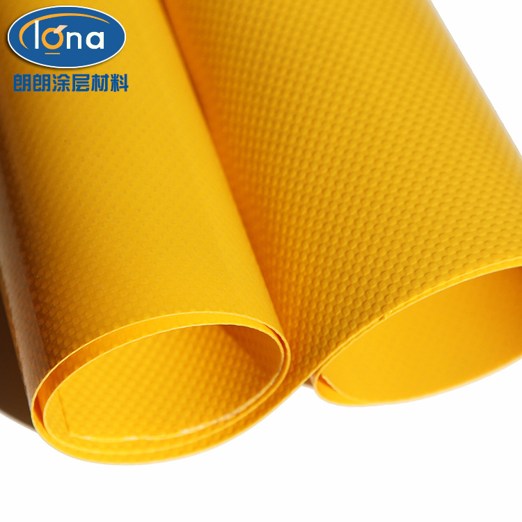 厂家直销户外运动包材料    PVC环保箱包布 材料    刀刮布