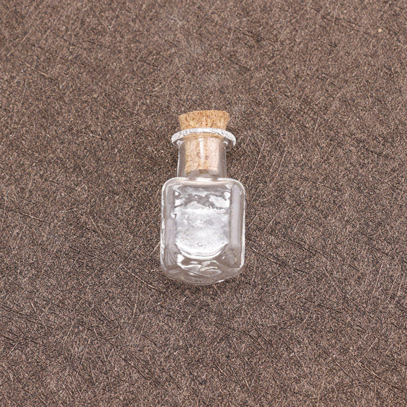 5g Weight Ornaments Jewelry Making Type 2.5-3CM Jewelry Making Size Drift bottle Classification 1 Piece Quantity Wooden plug, Glass Material Geometric Pattern Simple Style Style 1 Piece 2.5-3CM Wooden Plug Glass Geometric Drift Bottle 38