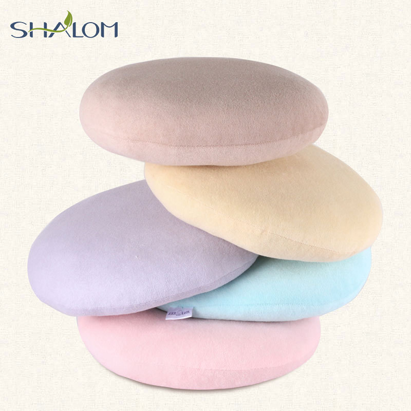 圆形抱枕 椅子沙发汽车可爱靠垫 现代简约舒适纯色靠枕  批发