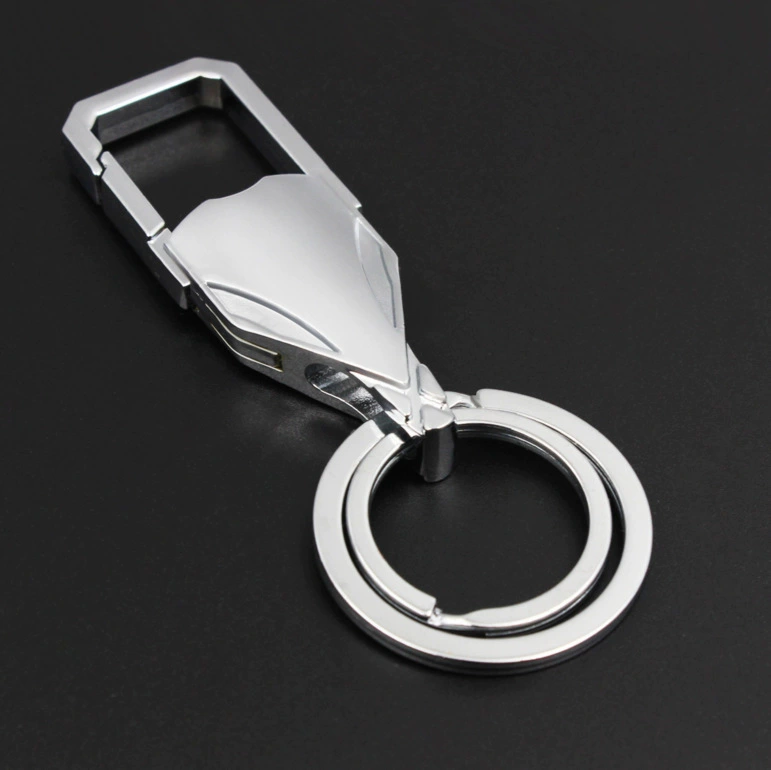 Metal creative keychain with laser, pendant for keys