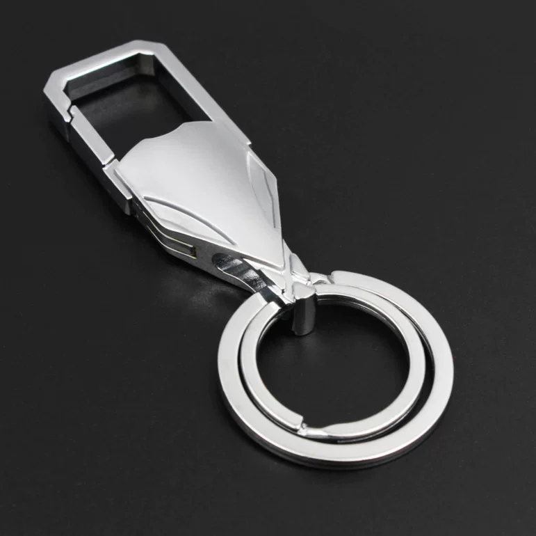 Metal creative keychain with laser, pendant for keys