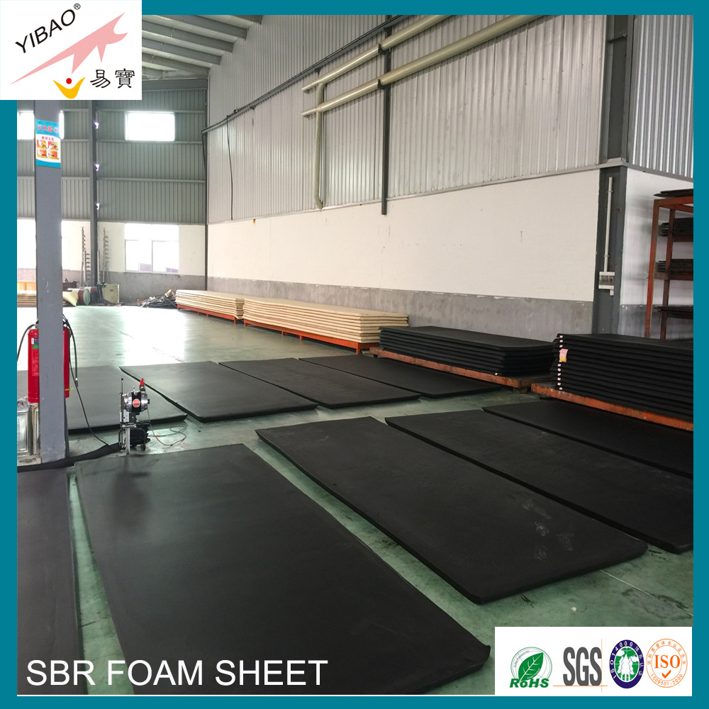 厂家直销黑色SBR泡棉 丁苯橡胶泡棉 潜水料sbr片材