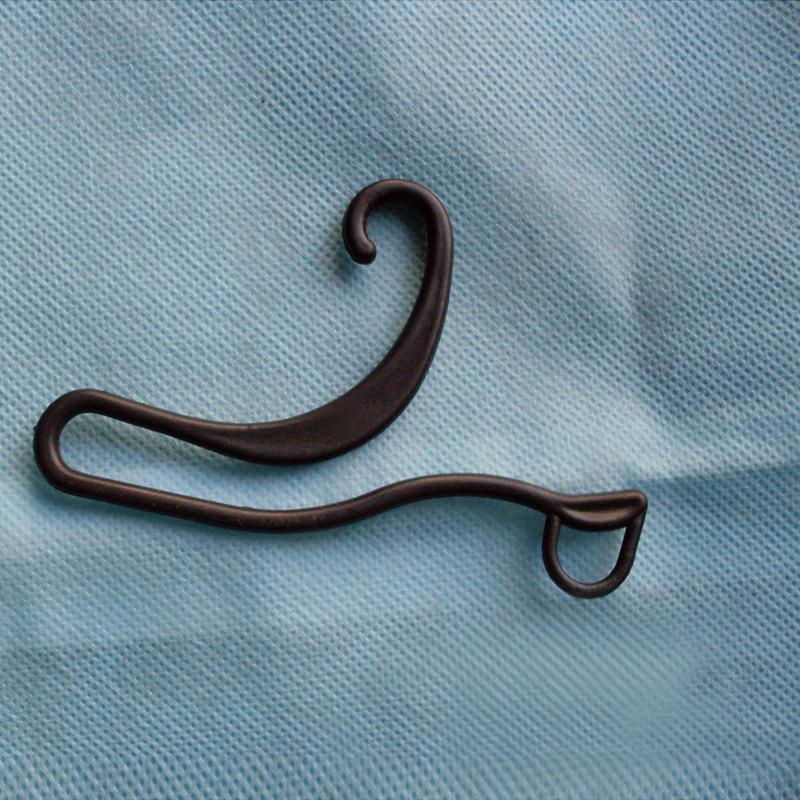 批发黑色大弯钩 塑料钩子 龙形挂钩 塑料鞋钩 袜子挂勾