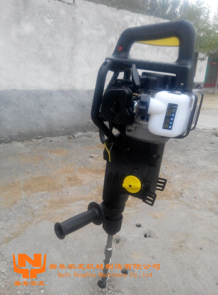 便携式汽油冲击夯 建筑破碎冲击锤 石头专用破碎机