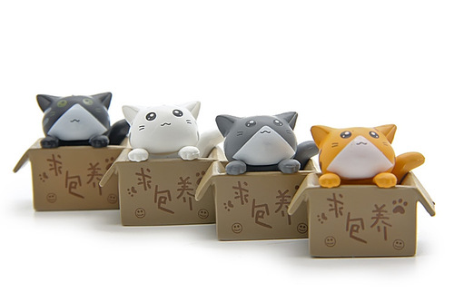 Cute and vivid, please keep a cat, micro bonsai, succulent ornaments, garden ornaments, micro landscape potted garden ornaments