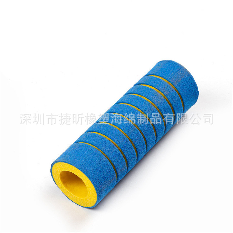 厂家供应双色海绵管套 NBR橡塑把套护管 可订