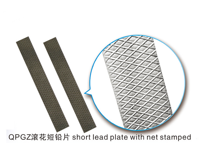 滚花短铅片