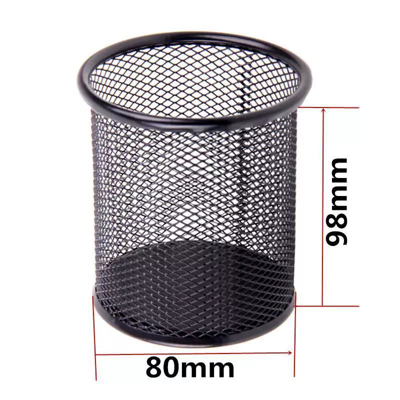 Metal square pens holder, storage system, stationery