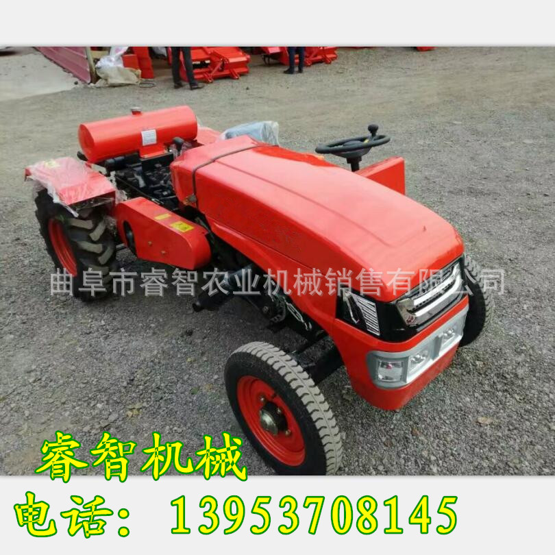 实时报价低矮四轮拖拉机旋耕机
