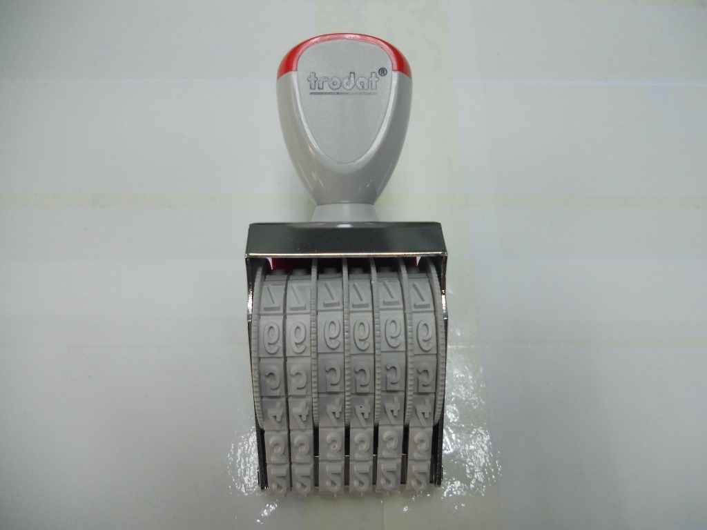 ��Ʒ׿��1576ӡ�� �ָ�7MM 6λ����ӡ�� Trodat �ɵ�ת�������� 