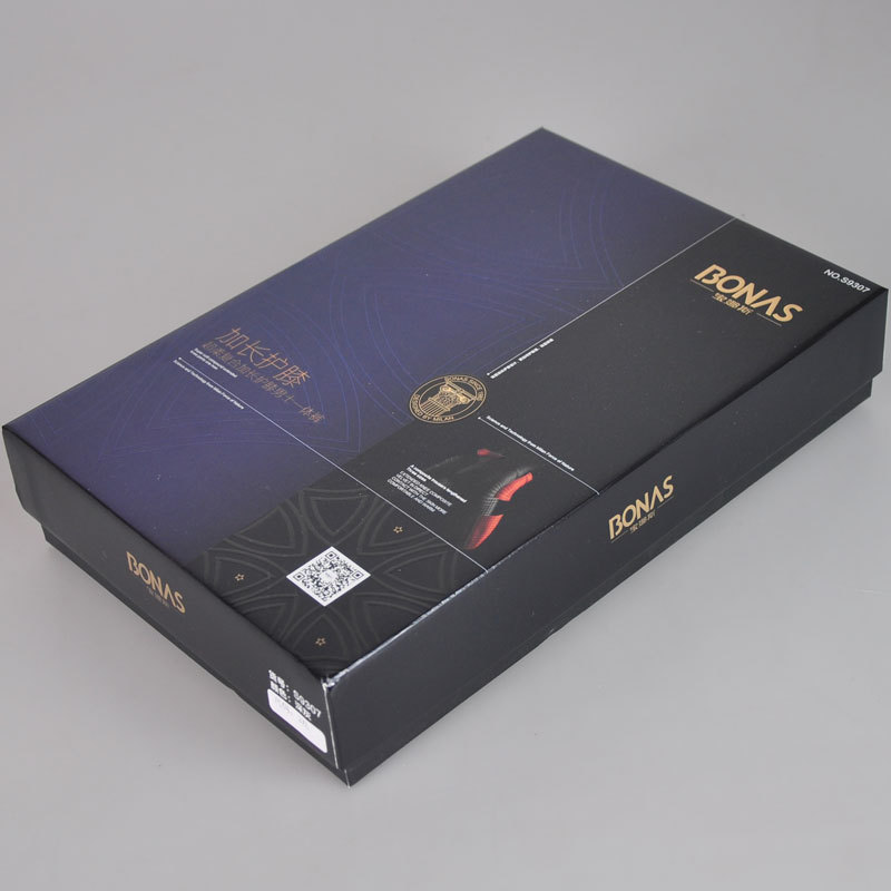 Bonas super soft composite lengthened knee pads men's one-piece pants S9307 fleece-lined comfortable warm pants