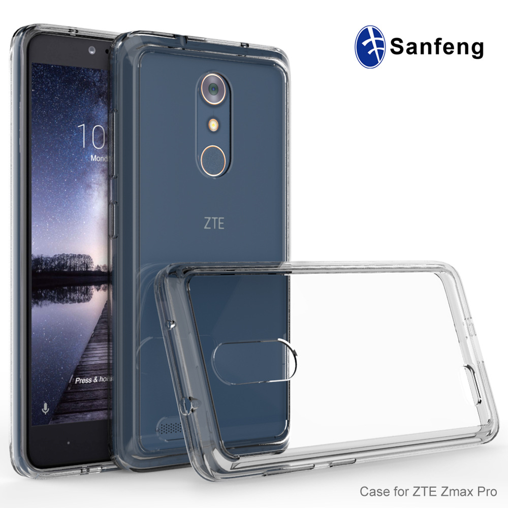 手机保护套-for 中兴z981\/Zmax Pro透明水晶边