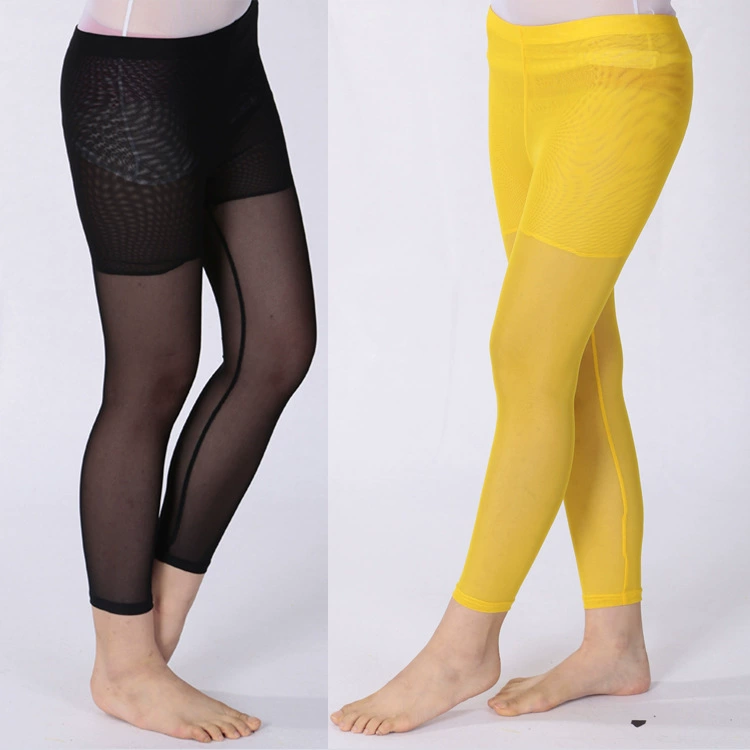 Сетчатые укороченные брюки для танца живота Леггинсы для танцев Универсальные укороченные сетчатые брюки для танцев Низ
