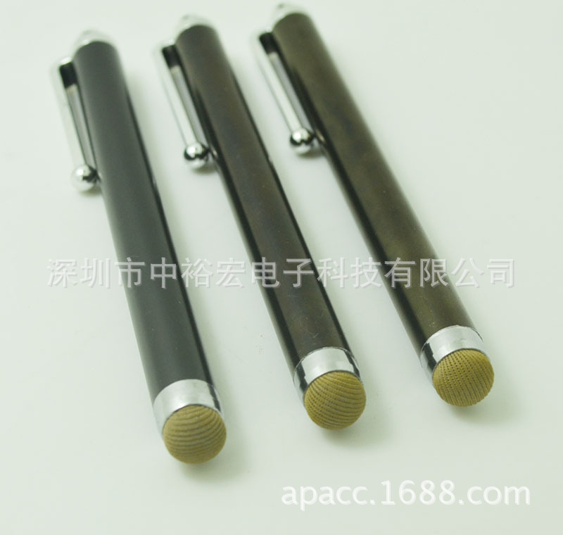 导电布电容笔 9.0电镀挂触摸屏笔 手机平板通用触摸屏笔