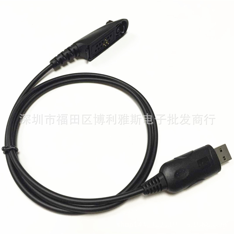 适用摩托罗拉USB编程电缆线 GP328 340 380 750 TX0025写频线