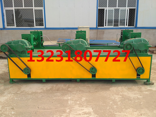 合金压辊扁线调直切断机圆钢丝金属丝压扁机铁丝压扁收卷机