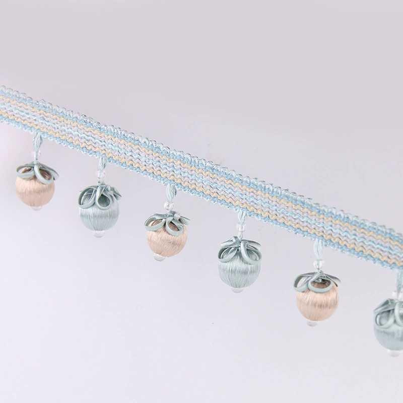 В наличии Аксессуары для штор аксессуары кружевные деревянные бусины маленькие подвесные цветочные занавески Висячие ушные украшения для окон оптовые поставки производителей