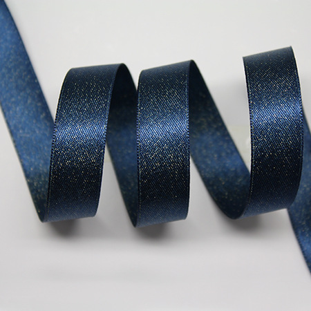 Yao Ming cinta regalo embalaje satén cinta de trama dorada 3,8 CM accesorios para el cabello cinta de trama dorada hecha a mano al por mayor