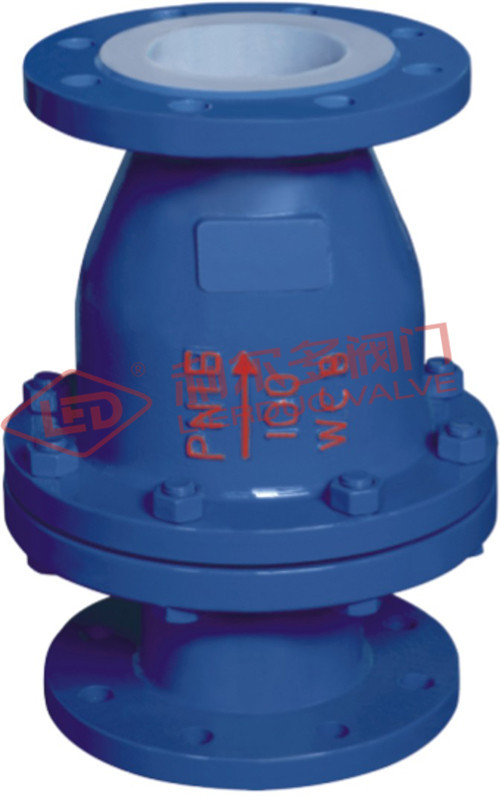 供应旋启式止回阀 h44f46 衬四氟 衬塑止回阀