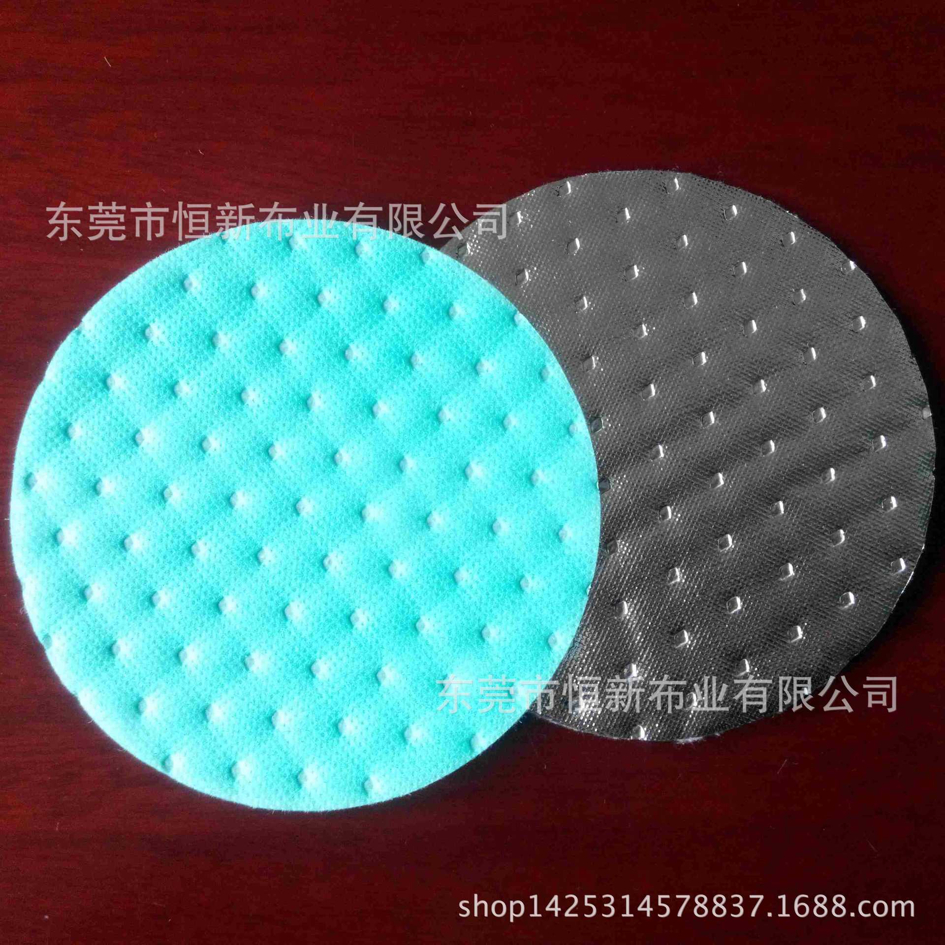 超音波压纹打点缝绽裥棉无纺布镀铝膜保温面料可用于冷藏袋等产品
