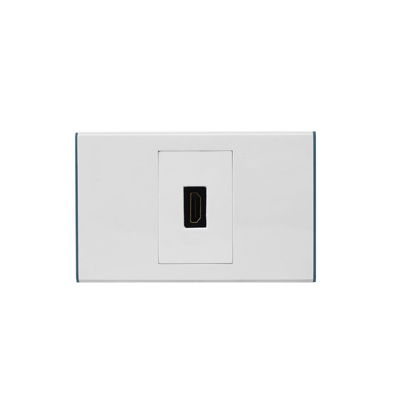 N118-801+500单口HDMI面板HDMI2.0高清线插座视频墙壁插座