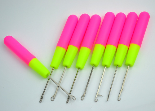 Hair Weaving Hook Needle for Long Braid, Large Hook Needle for Spring Twisted Braid, Caterpillar False Hair Hook Needle