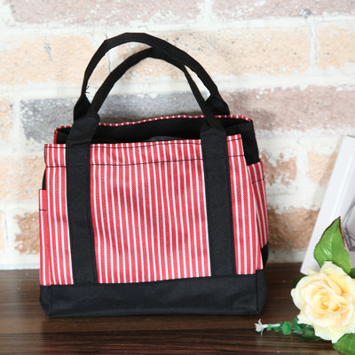canvas Lunch Bag customized Lunch bag Portable Beam port Fresh Pack Manufactor Direct selling Can be customized logo