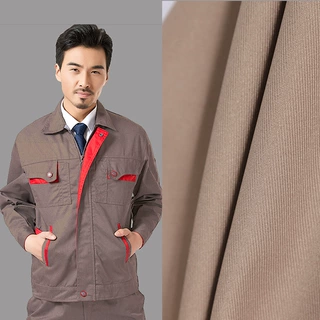 跨境供应华达呢300D*300D涤纶斜纹加厚制服呢工装围裙劳保服装