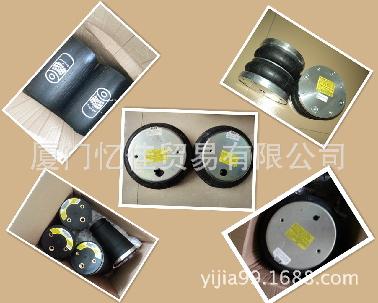 美国FIRESTONE凡士通空气弹簧 气囊 W01-358-7092 气动隔振器